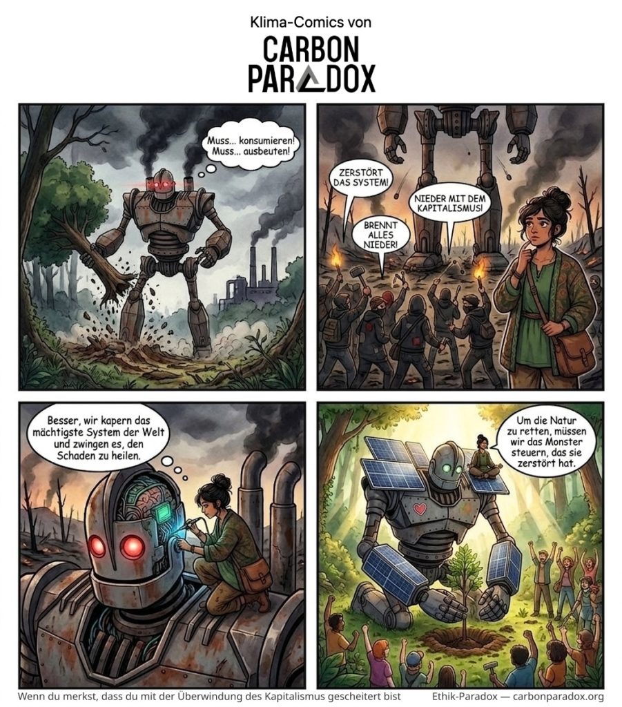 Klima-Comic: Ethik-Paradox – Kapitalismus
