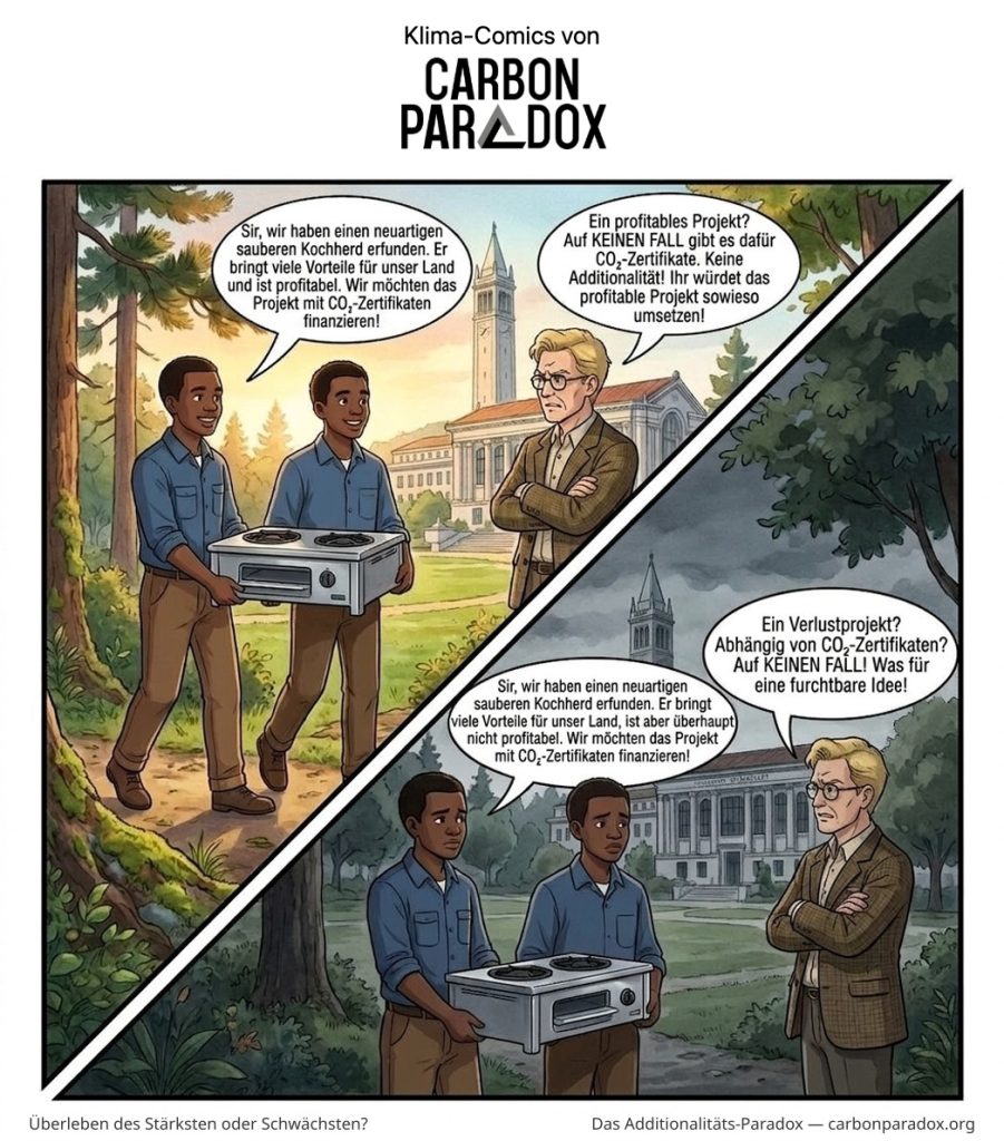 Klima-Comic: Das Additionalitäts-Paradox