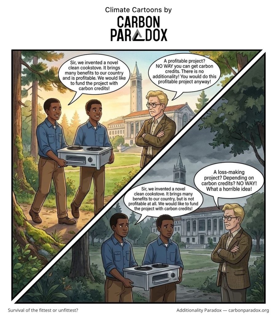 Climate cartoon: Additionality Paradox
