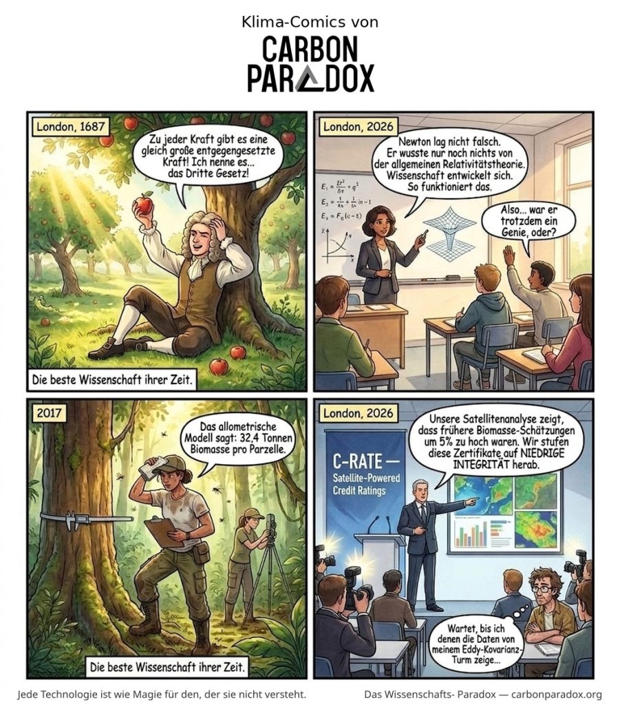 Klima-Comic: Das Wissenschafts-Paradox